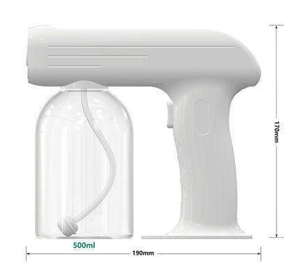 손잡이 블루 나노 스프레이 살균기 총 50-60Hz 살균용 500ml