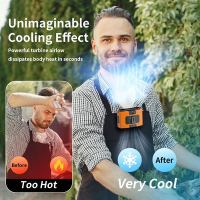 Socool 팬 20000mah 휴대용 타입 C 웨어러블 팬 슈퍼 윈드 슈퍼 조용한 야외 팬