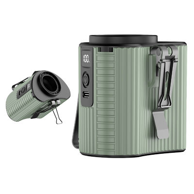Socool 팬 4000mah 미니 충전식 팬 휴대용 비상 전원 클립 허리 팬